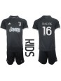Billige Juventus Weston McKennie #16 Tredjedraktsett Barn 2023-24 Kortermet (+ Korte bukser)